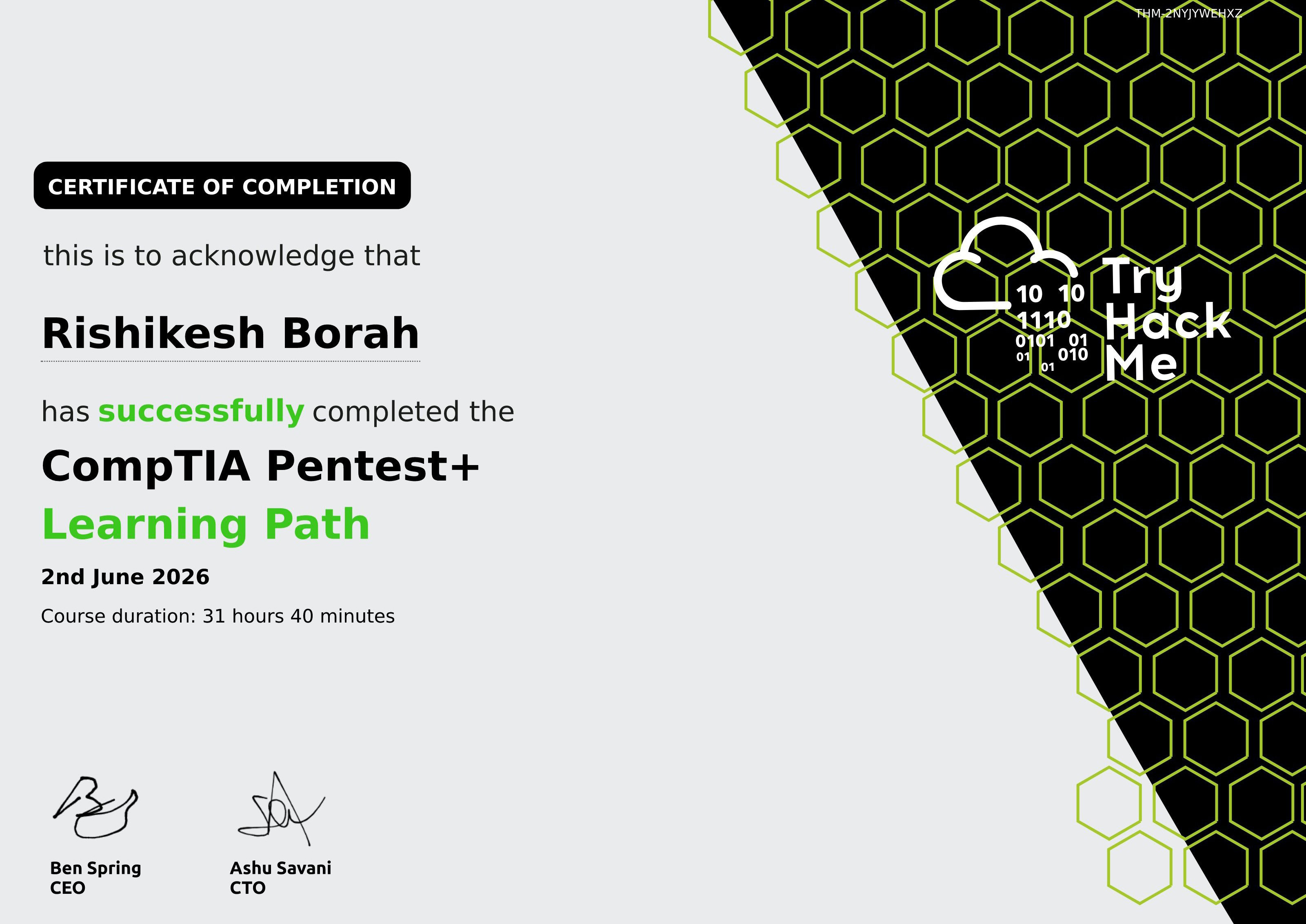 CompTIA Pentest+ Learning Path